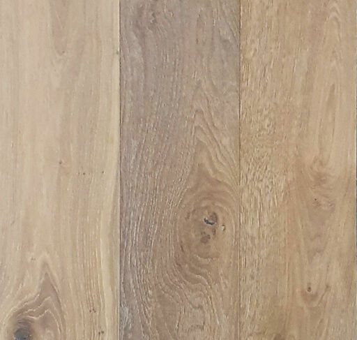 Xylo White Stained Engineered Oak Flooring, Rustic, Brushed & Smoked, UV Oiled, 14x3x190 mm