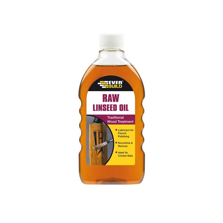 Raw Linseed Oil, 500 ml EverBuild